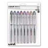 Uniball® VISION ELITE Roller Ball Pen, Stick, Micro 0.5 Mm, Assorted Ink Colors, Black Barrel -Bostitch Shop 841846