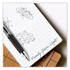 Uniball® Signo 207 Gel Pen, Retractable, Bold 1 Mm, Black Ink, Translucent Black Barrel, Dozen -Bostitch Shop 842023