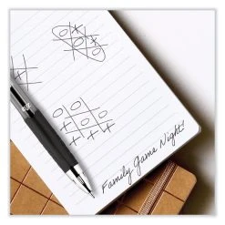 Uniball® Signo 207 Gel Pen, Retractable, Bold 1 Mm, Blue Ink, Black/Blue Barrel, Dozen -Bostitch Shop 842034