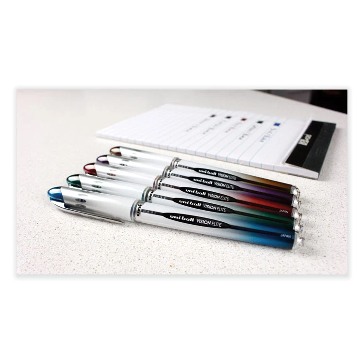 Uniball® VISION ELITE BLX Series Roller Ball Pen, Stick, Bold 0.8 Mm, Assorted Ink And Barrel Colors, 5/Pack 10 Uniball® VISION ELITE BLX Series Roller Ball Pen, Stick, Bold 0.8 Mm, Assorted Ink And Barrel Colors, 5/Pack - Image 8