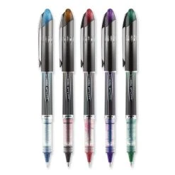 Uniball® VISION ELITE BLX Series Roller Ball Pen, Stick, Micro 0.5 Mm, Assorted Ink And Barrel Colors, 5/Pack -Bostitch Shop 842074