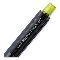 Uniball® KuruToga Mechanical Pencil, 0.7 Mm, HB (#2), Black Lead, Black/Green Barrel -Bostitch Shop 842107