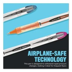 Uniball® VISION ELITE Roller Ball Pen, Stick, Extra-Fine 0.5 Mm, Black Ink, Black Barrel -Bostitch Shop 843568