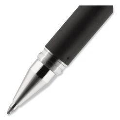 Uniball® 207 Impact Gel Pen, Stick, Bold 1 Mm, Black Ink, Silver/Black Barrel -Bostitch Shop 843618
