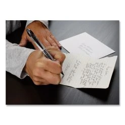 Uniball® VISION ELITE Roller Ball Pen, Stick, Extra-Fine 0.5 Mm, Blue Ink, Blue Barrel -Bostitch Shop 843689