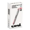 Uniball® VISION ELITE Roller Ball Pen, Stick, Bold 0.8 Mm, Red Ink, White/Red Barrel -Bostitch Shop 843694