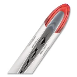 Uniball® VISION ELITE Roller Ball Pen, Stick, Bold 0.8 Mm, Red Ink, White/Red Barrel -Bostitch Shop 843697