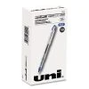 Uniball® VISION ELITE Roller Ball Pen, Stick, Bold 0.8 Mm, Blue Ink, White/Blue Barrel -Bostitch Shop 843705