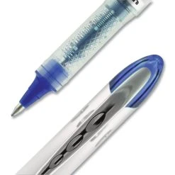 Uniball® VISION ELITE Roller Ball Pen, Stick, Bold 0.8 Mm, Blue Ink, White/Blue Barrel -Bostitch Shop 843709