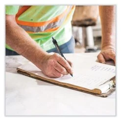 Uniball® Power Tank RT Ballpoint Pen, Retractable, Bold 1 Mm, Black Ink, Smoke/Black Barrel, Dozen -Bostitch Shop 844085