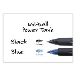 Uniball® Power Tank RT Ballpoint Pen, Retractable, Bold 1 Mm, Blue Ink, Translucent Blue Barrel, Dozen -Bostitch Shop 844094