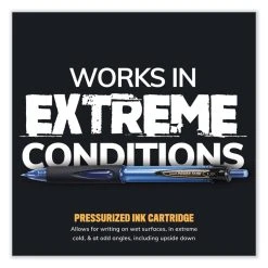 Uniball® Power Tank RT Ballpoint Pen, Retractable, Bold 1 Mm, Blue Ink, Translucent Blue Barrel, Dozen -Bostitch Shop 844096