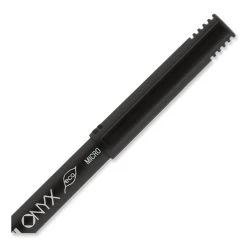 Uniball® ONYX Roller Ball Pen, Stick, Micro 0.5 Mm, Blue Ink, Black Matte Barrel, Dozen -Bostitch Shop 844122
