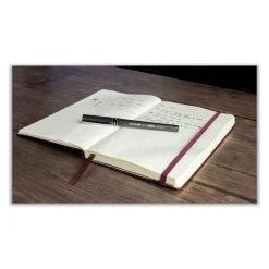 Uniball® Deluxe Roller Ball Pen, Stick, Fine 0.7 Mm, Black Ink, Champagne Barrel, Dozen -Bostitch Shop 844147