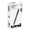 Uniball® ONYX Roller Ball Pen, Stick, Fine 0.7 Mm, Black Ink, Black Matte Barrel, Dozen -Bostitch Shop 844264