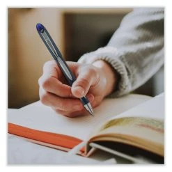 Uniball® Jetstream Stick Ballpoint Pen, Bold 1 Mm, Blue Ink, Black Barrel -Bostitch Shop 846044