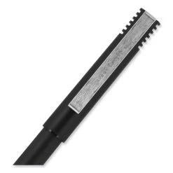 Uniball® Roller Ball Pen, Stick, Micro 0.5 Mm, Blue Ink, Black Matte Barrel, Dozen -Bostitch Shop 846182