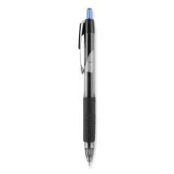 Uniball® Signo 207 Needle Point Gel Pen, Retractable, Medium 0.7 Mm, Blue Ink, Black Barrel, Dozen -Bostitch Shop 848712