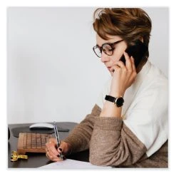 Uniball® Signo 207 Needle Point Gel Pen, Retractable, Medium 0.7 Mm, Blue Ink, Black Barrel, Dozen -Bostitch Shop 848717