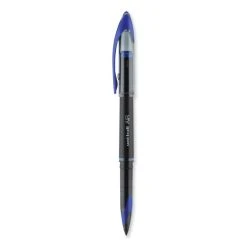 Uniball® AIR Porous Roller Ball Pen, Stick, Medium 0.7 Mm, Blue Ink, Black Barrel, Dozen -Bostitch Shop 848720