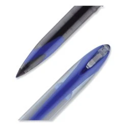 Uniball® AIR Porous Roller Ball Pen, Stick, Medium 0.7 Mm, Blue Ink, Black Barrel, Dozen -Bostitch Shop 848722