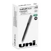 Uniball® Roller Ball Pen, Stick, Micro 0.5 Mm, Green Ink, Black Matte Barrel, Dozen -Bostitch Shop 848815