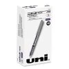 Uniball® VISION Roller Ball Pen, Stick, Fine 0.7 Mm, Majestic Purple Ink, Gray Barrel, Dozen -Bostitch Shop 848823