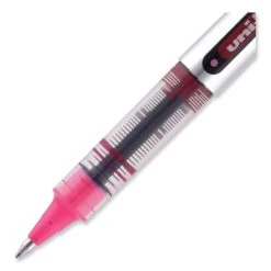 Uniball® VISION Roller Ball Pen, Stick, Fine 0.7 Mm, Pink Ink, Gray Barrel, Dozen 17 Uniball® VISION Roller Ball Pen, Stick, Fine 0.7 Mm, Pink Ink, Gray Barrel, Dozen -Bostitch Shop 848838