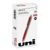 Uniball® Signo Gel Pen, Retractable, Medium 0.7 Mm, Red Ink, Red/Metallic Accents Barrel, Dozen -Bostitch Shop 848893