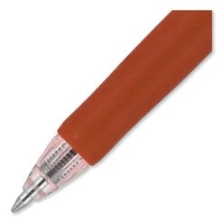 Uniball® Signo Gel Pen, Retractable, Medium 0.7 Mm, Red Ink, Red/Metallic Accents Barrel, Dozen -Bostitch Shop 848899