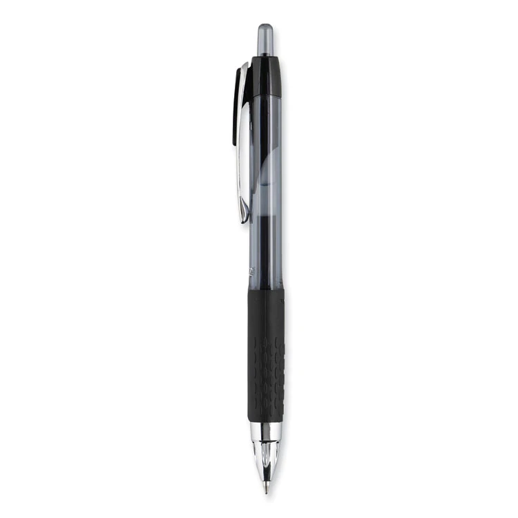 Uniball® Signo 207 Gel Pen, Retractable, Medium 0.7 Mm, Black Ink, Smoke/Black Barrel, Dozen 5 Uniball® Signo 207 Gel Pen, Retractable, Medium 0.7 Mm, Black Ink, Smoke/Black Barrel, Dozen - Image 3