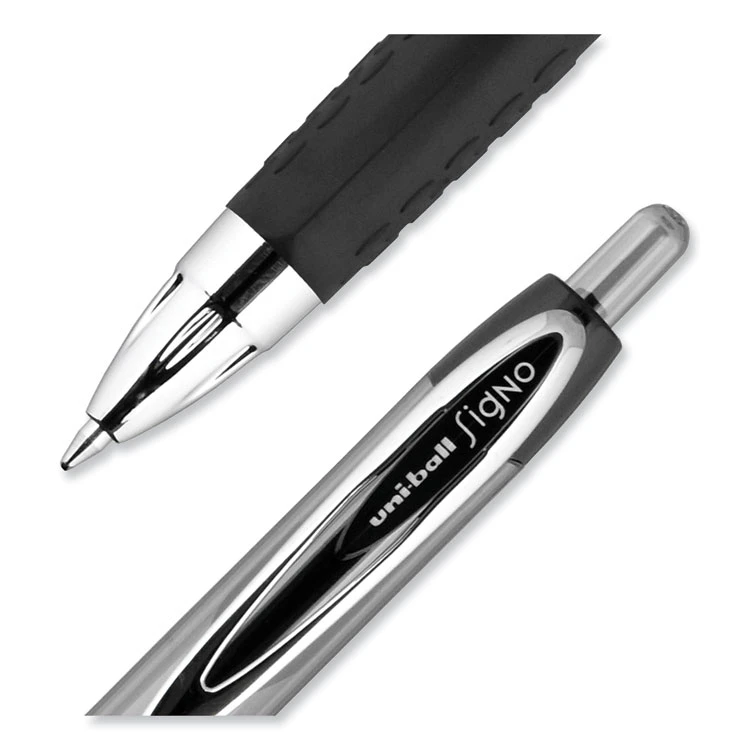 Uniball® Signo 207 Gel Pen, Retractable, Medium 0.7 Mm, Black Ink, Smoke/Black Barrel, Dozen 7 Uniball® Signo 207 Gel Pen, Retractable, Medium 0.7 Mm, Black Ink, Smoke/Black Barrel, Dozen - Image 5