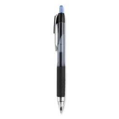 Uniball® Signo 207 Gel Pen, Retractable, Medium 0.7 Mm, Blue Ink, Smoke/Black/Blue Barrel, Dozen -Bostitch Shop 850011