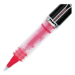 Uniball® VISION ELITE Roller Ball Pen, Stick, Extra-Fine 0.5 Mm, Red Ink, Black/Red Barrel -Bostitch Shop 850115