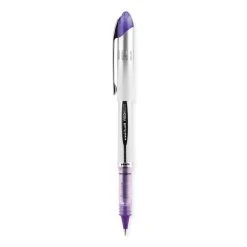 Uniball® VISION ELITE Roller Ball Pen, Stick, Bold 0.8 Mm, Purple Ink, White/Purple Barrel -Bostitch Shop 850119