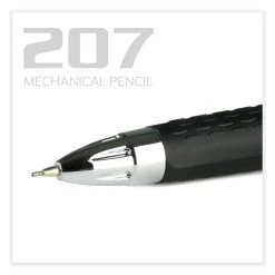 Uniball® 207 Mechanical Pencil, 0.7 Mm, HB (#2), Black Lead, Black Barrel, Dozen -Bostitch Shop 850130