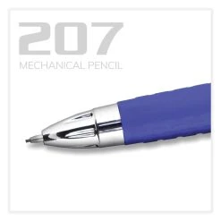 Uniball® 207 Mechanical Pencil, 0.7 Mm, HB (#2), Black Lead, Blue Barrel, Dozen -Bostitch Shop 850140