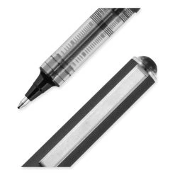 Uniball® VISION Roller Ball Pen, Stick, Bold 1 Mm, Black Ink, Black Barrel, Dozen -Bostitch Shop 850149