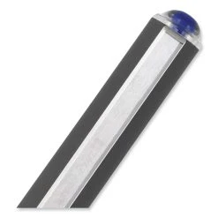 Uniball® VISION Roller Ball Pen, Stick, Bold 1 Mm, Blue Ink, Black/Blue Barrel, Dozen -Bostitch Shop 850158