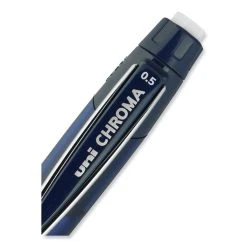 Uniball® Chroma Mechanical Pencil, 0.7 Mm, HB (#2), Black Lead, Cobalt Barrel, Dozen -Bostitch Shop 850167