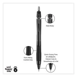 Uniball® Jetstream Elements Ballpoint Pen, Retractable, Medium 1 Mm, Assorted Ink And Barrel Colors, 12/Pack -Bostitch Shop 850186
