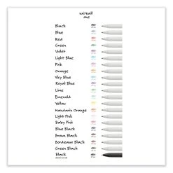 Uniball® UniONE Gel Pen, Retractable, Medium 0.7 Mm, Black Ink, White Barrel, Dozen 20 Uniball® UniONE Gel Pen, Retractable, Medium 0.7 Mm, Black Ink, White Barrel, Dozen -Bostitch Shop 850222