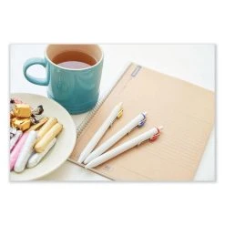 Uniball® UniONE Gel Pen, Retractable, Medium 0.7 Mm, Black Ink, White Barrel, Dozen 23 Uniball® UniONE Gel Pen, Retractable, Medium 0.7 Mm, Black Ink, White Barrel, Dozen -Bostitch Shop 850225