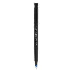 Uniball® ONYX Roller Ball Pen, Stick, Fine 0.7 Mm, Blue Ink, Black Matte Barrel, 72/Pack -Bostitch Shop 850393