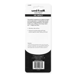 Uniball® Impact Bold Gel Pen, Stick, Bold 1 Mm, Assorted Marvelous Metallics Ink And Barrel Colors, 3/Pack -Bostitch Shop 862033